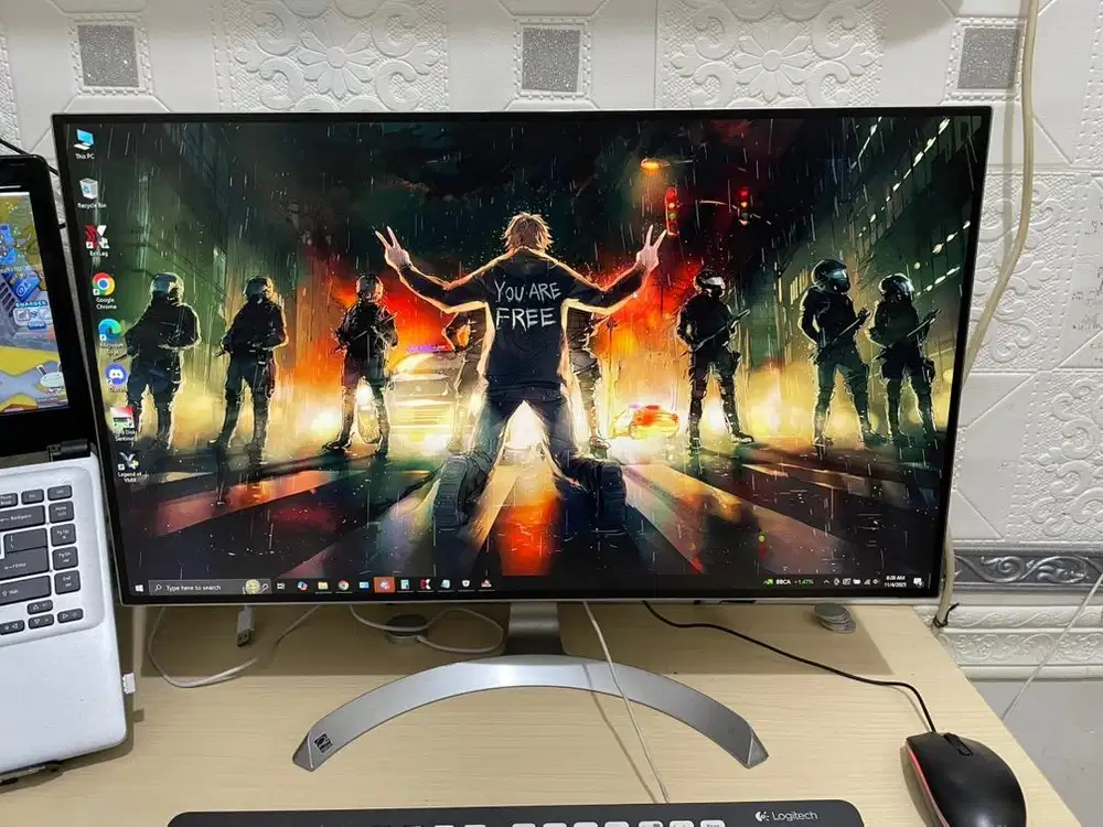 Monitor LG 27MP89HM Display 27inch FHD IPS Minus Garis Dikit Murah