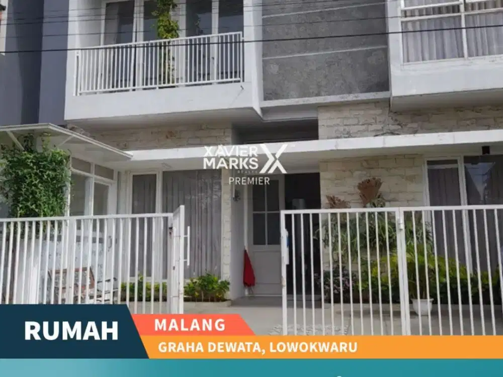 Rumah Aestetik 2 Lt di Graha Dewata Lowokwaru Malang