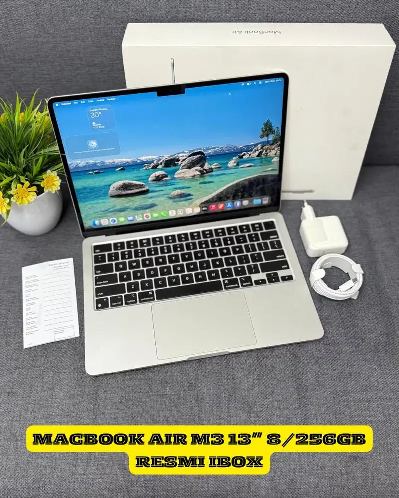Macbook air M3 13 8/256gb silver ibox