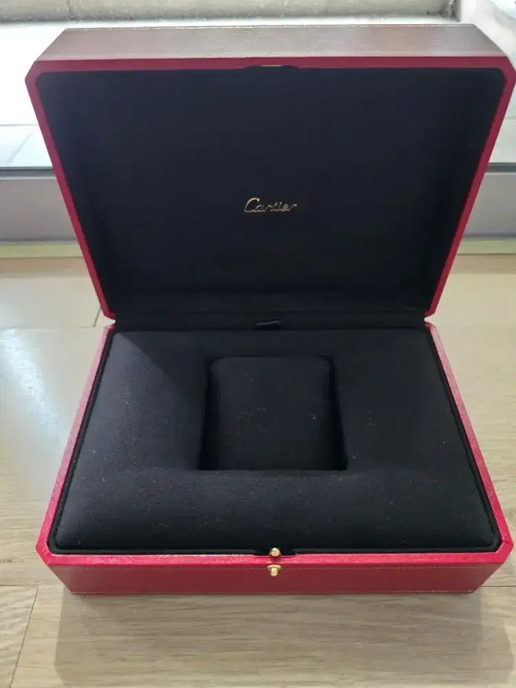 Cartier box watch kotak jam original