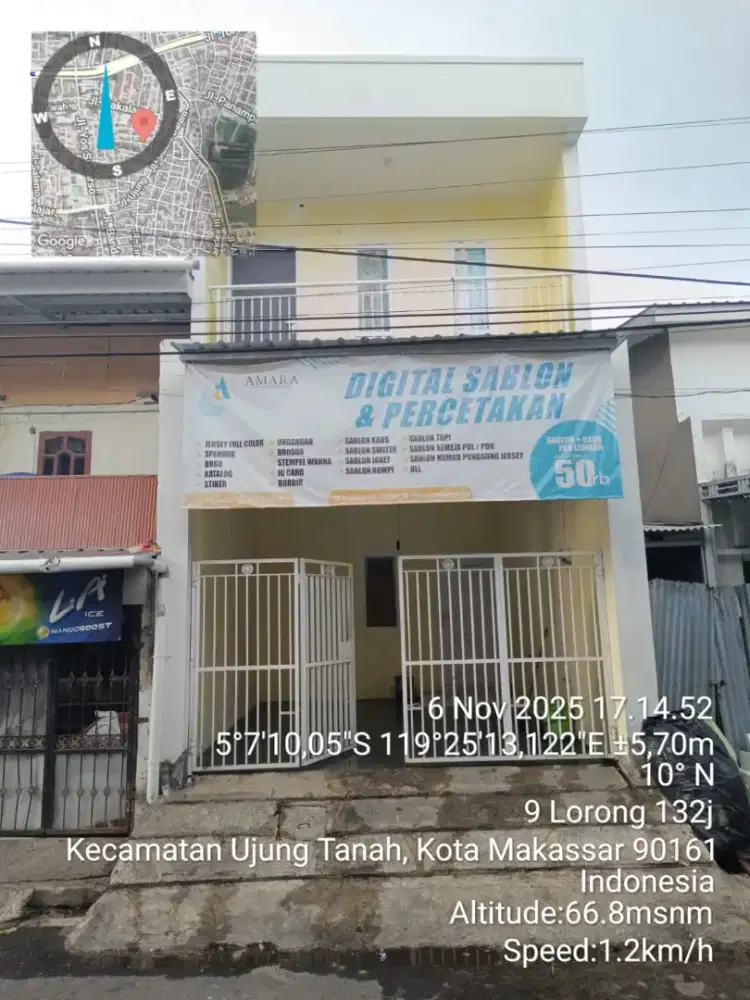 Disewakan rumah 2 lantai bagus dan baru