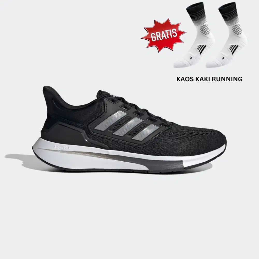 Adidas Running EQ21 Run Shoes Men – Black Size 42 Original