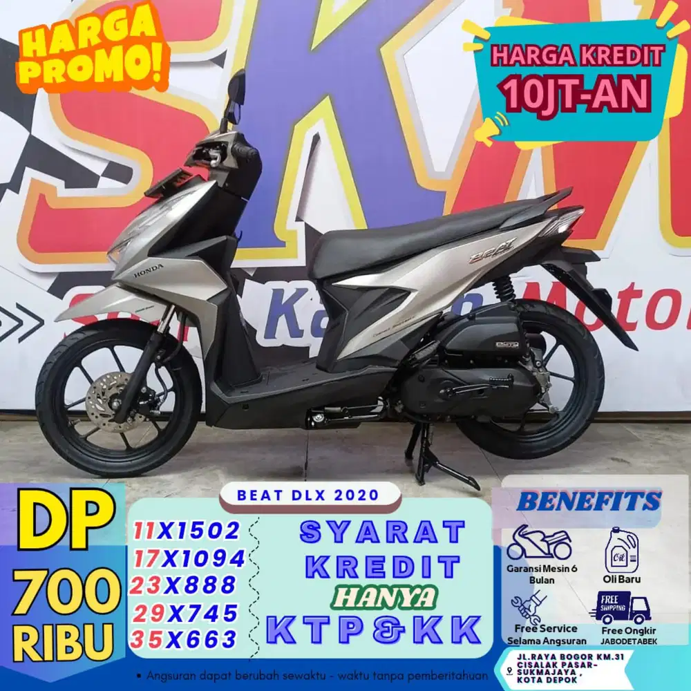 Kredit DP 700rb proses beat deluxe 2020