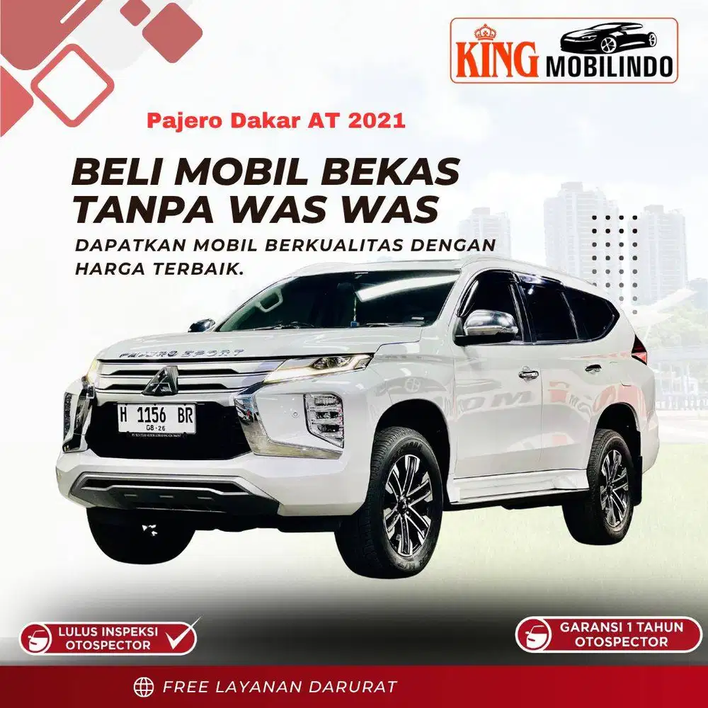 ( Garansi 1 Tahun ) Pajero Sport Dakar 4x2 AT 2021 Diesel