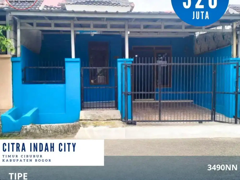 Dijual rumah dicitra indah city cileungsi jonggol bogor rumah siap huni