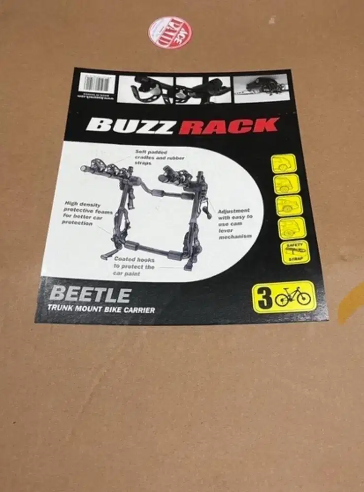 BUZZ RACK BEETLE – Gantungan Sepeda Mobil