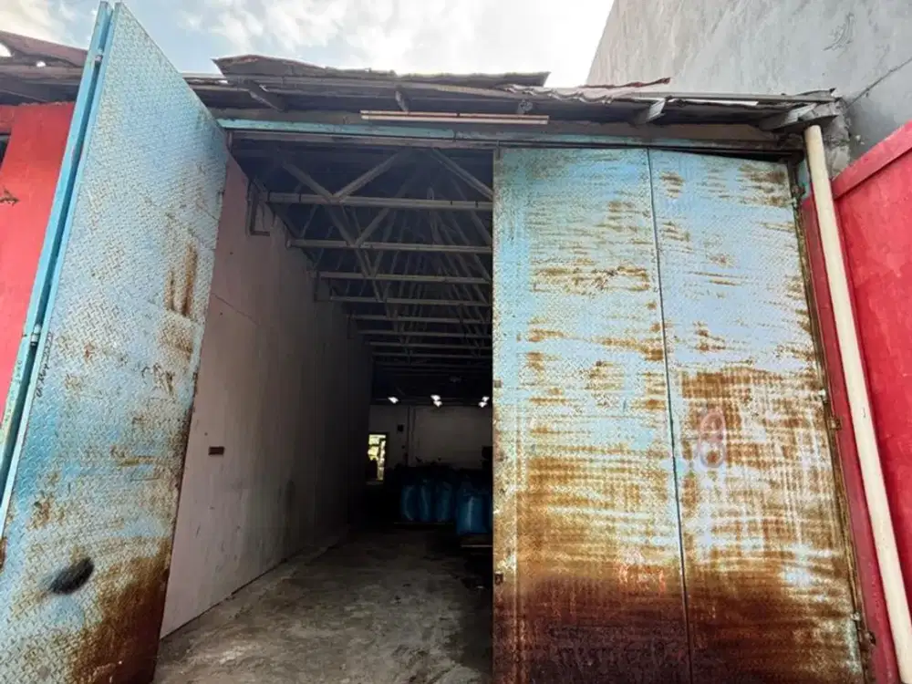 Dijual ex Gudang dan workshop di jalan kalimalang luas 218m² keamanan 24 jam bebas pungli, memiliki 2 akses pintu tol cibitung, Bekasi