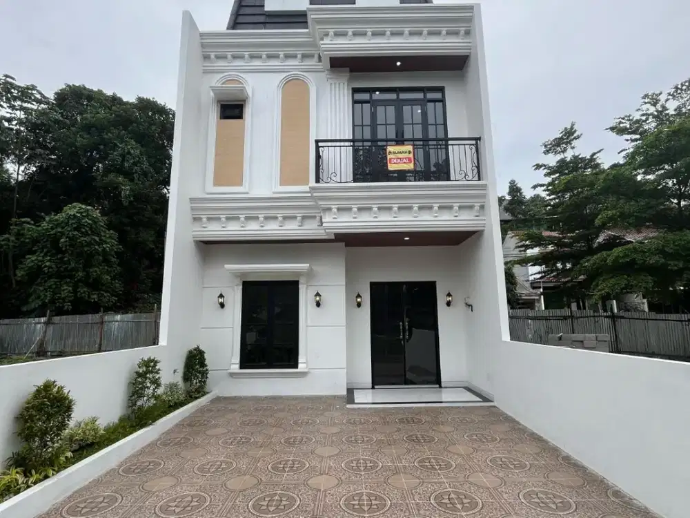 R02-0310 dijual rumah baru american classic lenteng agung jagakarsa jakarta selatan