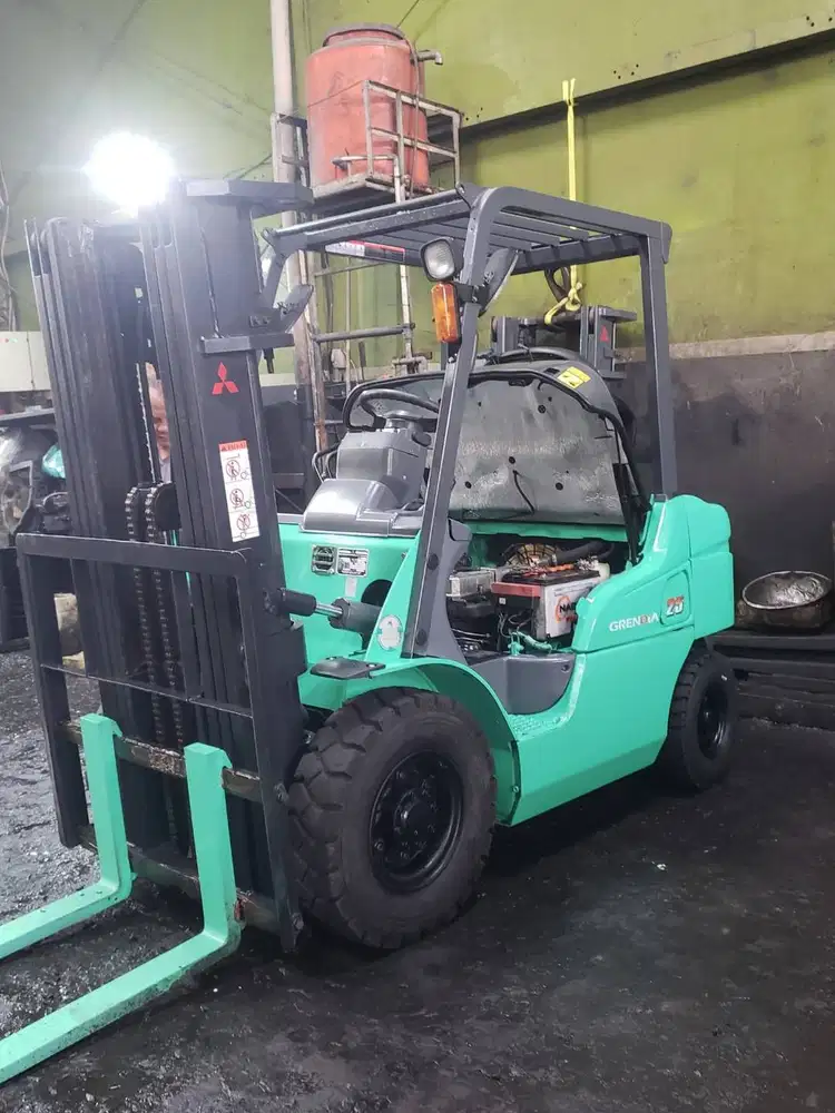 Forklift Mitsubishi 2,5 Ton,Manual,Threelift 4,3 Meter,S4S,Tahun 2018