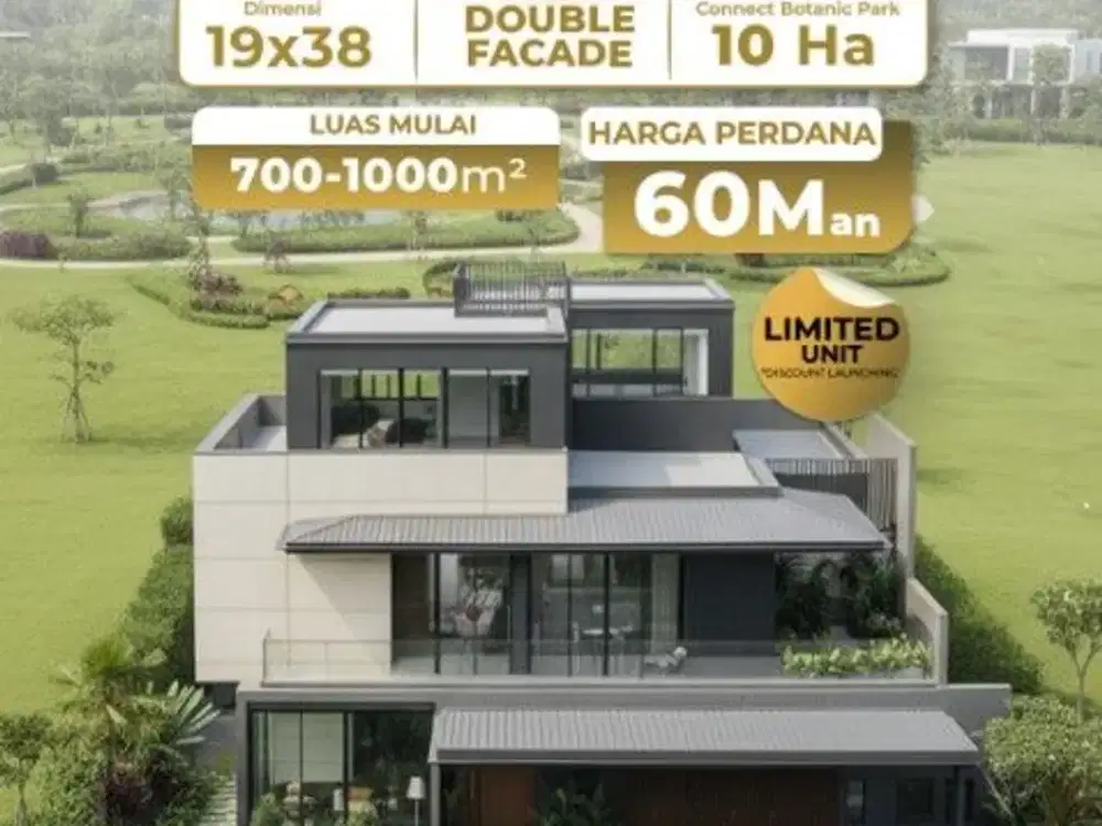 BOTANIC VILLA by Sinarmas x Hongkong Land – Villa Super Premium di BSD City, Start