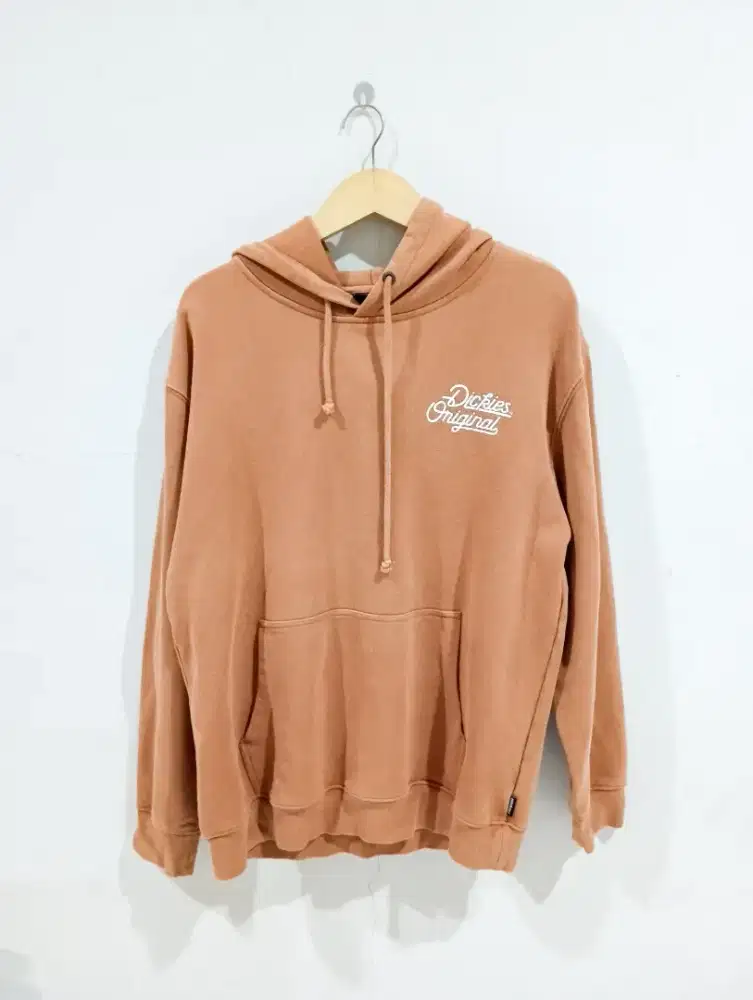 Hoodie Dickies coklat size M