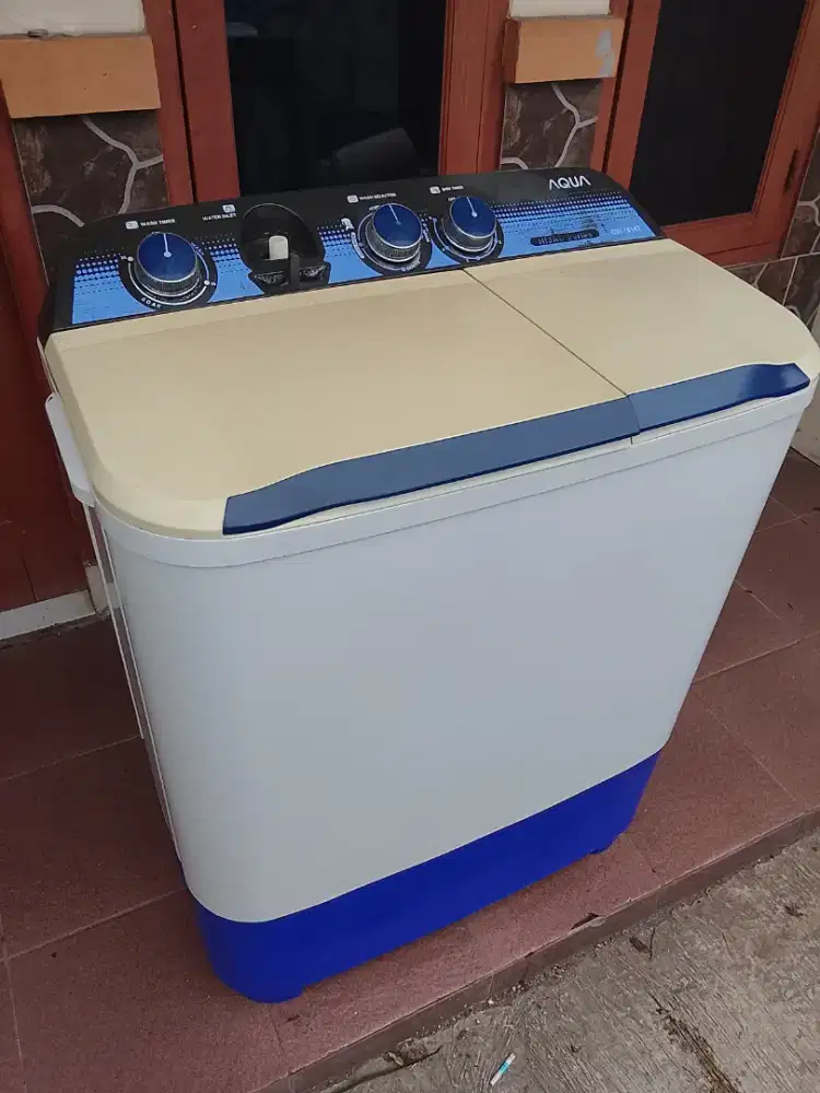 Jual mesin cuci merek AQUA hijab seris kapasitas 8 kg no minus
