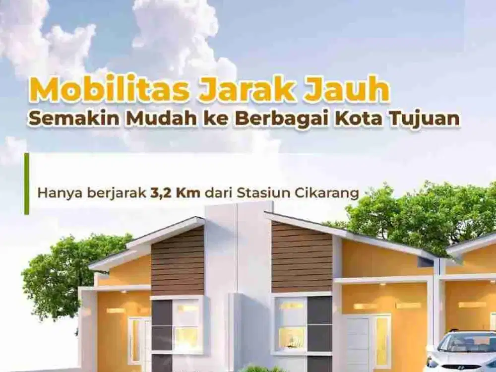 Rumah Murah Ready Di Cibitung Sukajaya Siap Huni, (Aqil) Cluster Baru Murah di Bekasi