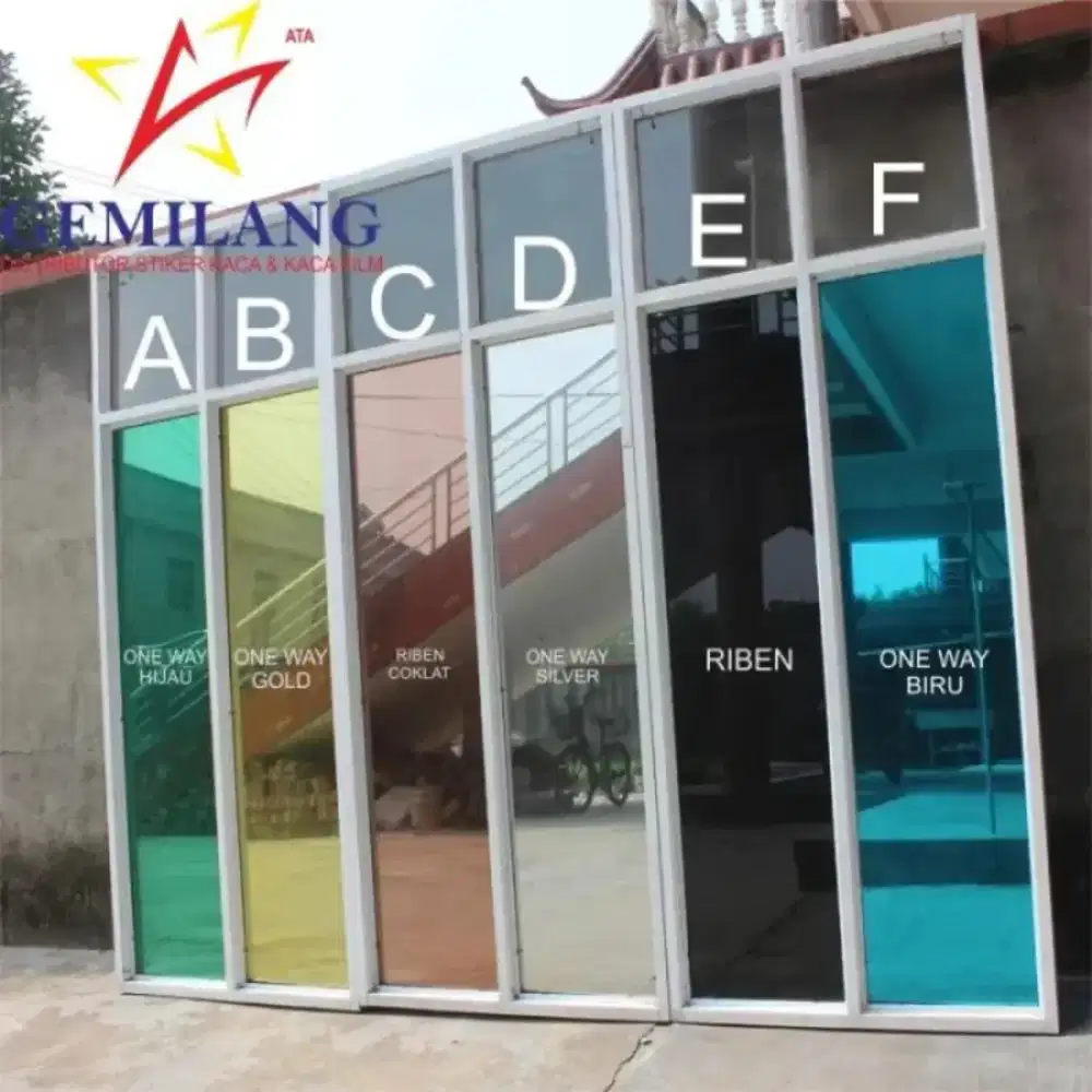 Kaca film gedung kantor