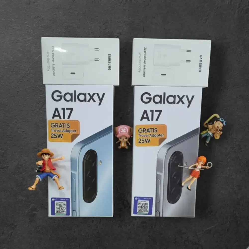 Samsung A17 lte 8/256 new promo free adapter
