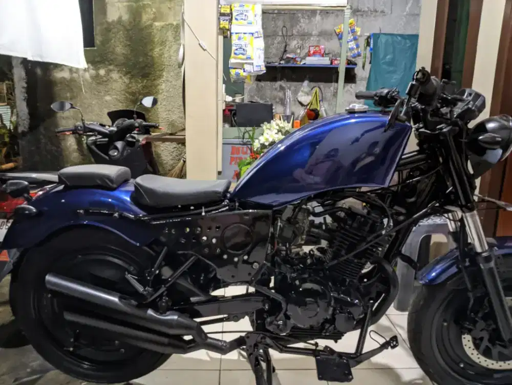 Bobber custem yamaha byson