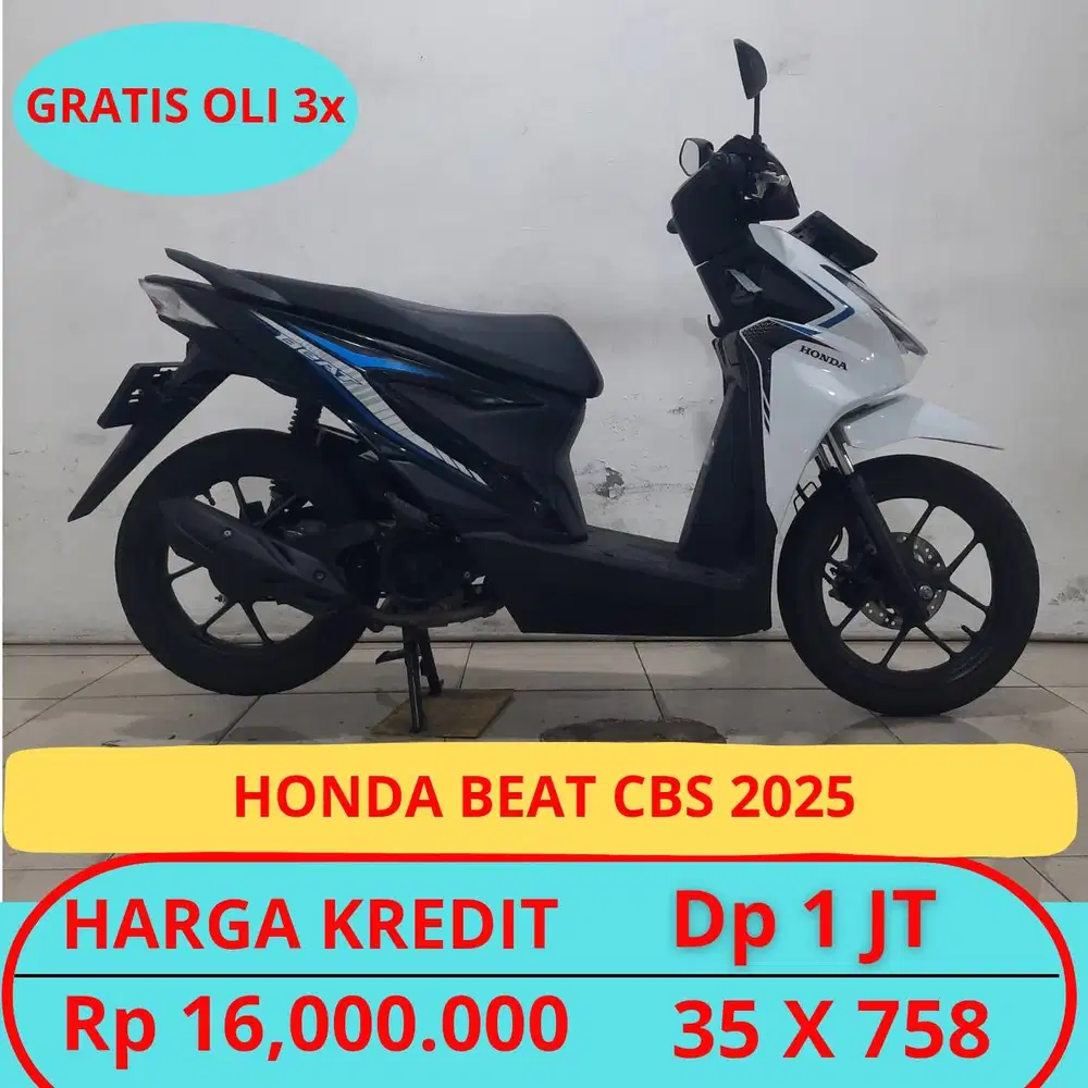 Honda Beat Cbs 2025 Garansi Mesin.Gratis Servis