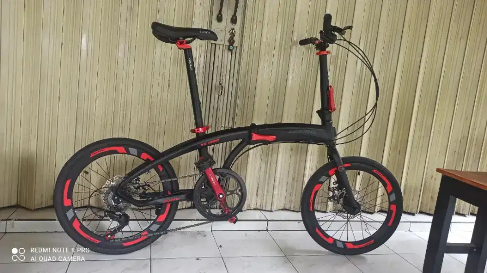 Sonmix 20 mulus like new frem aloy 1×8 speed normal jarang di pakai