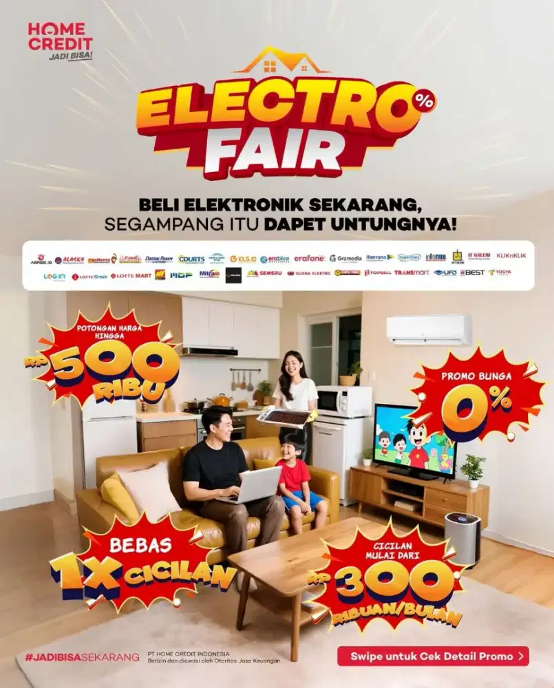 SEMARAK PESTA ELECTRO FAIR !!! DAPATKAN CICILAN MULAI DARI 300 RIBUAN