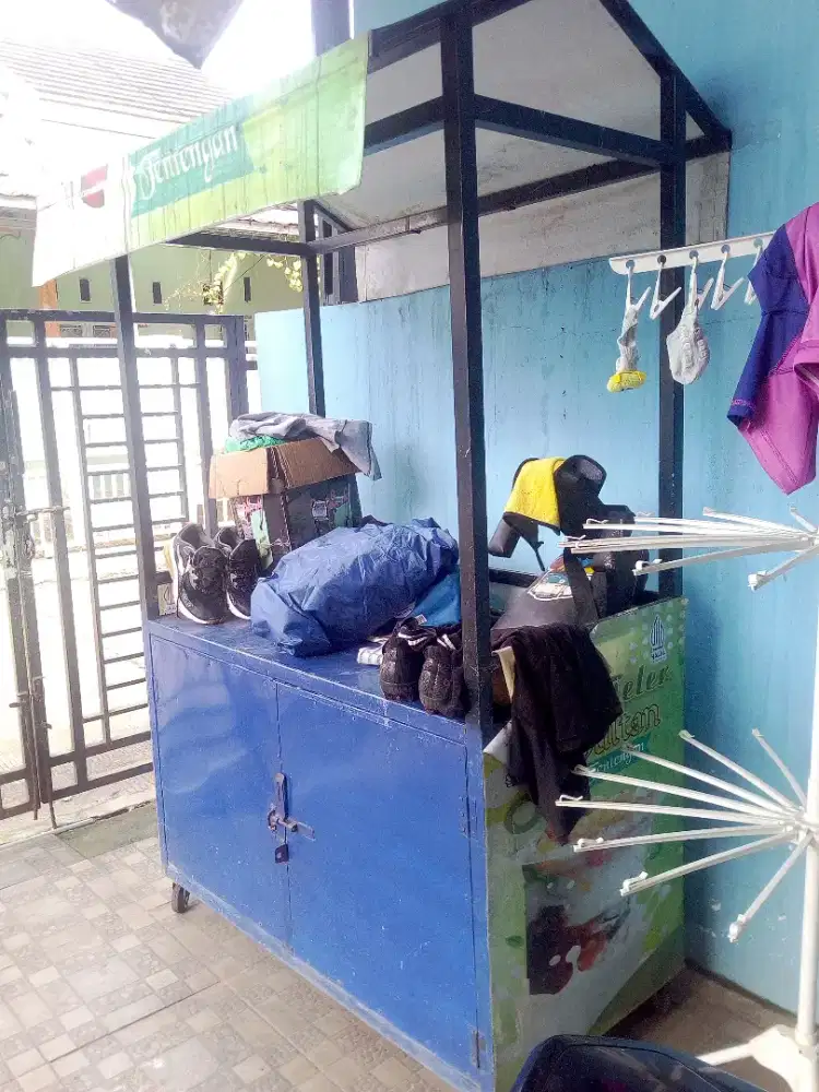 Gerobak alumunium bekas