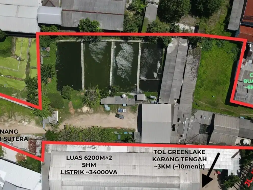 WTS Dijual Tanah Cipondoh Tangerang kawasan industri