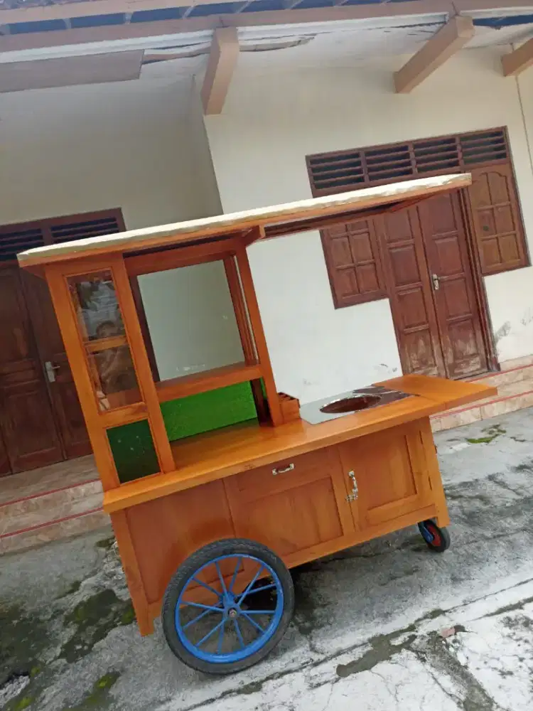 Gerobak Angkringan jg Melayani Pesanan Grobak Bakso Mie Bubur Sate dlL