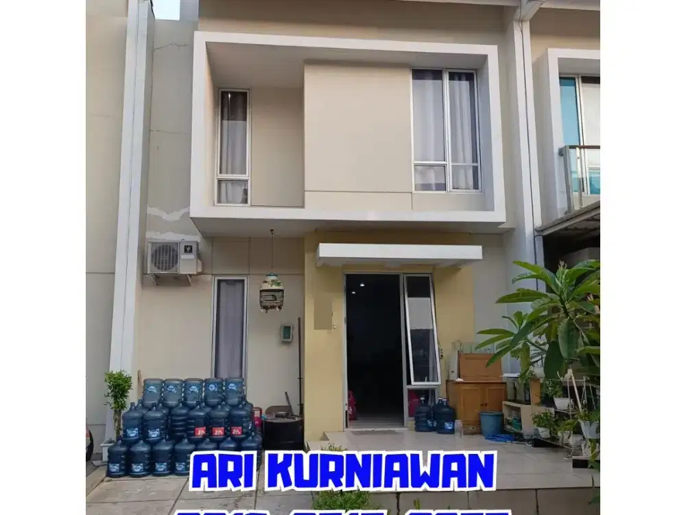 Carillo boston 6x12 Rumah terbaru 2,5 lantai full bangunan Semi furnish Gading Serpong