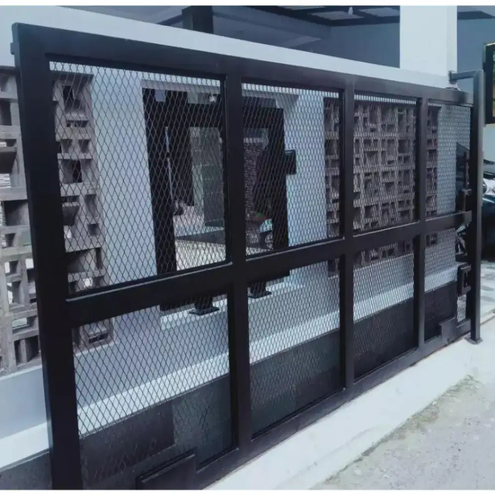 Pagar lipat/dorong (berbagai model)