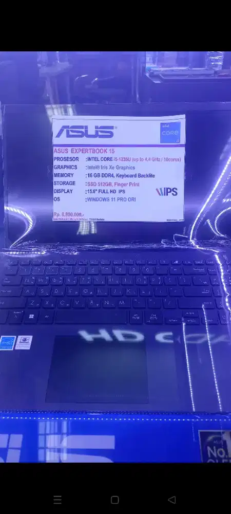 LAPTOP ASUS EXPERT 15