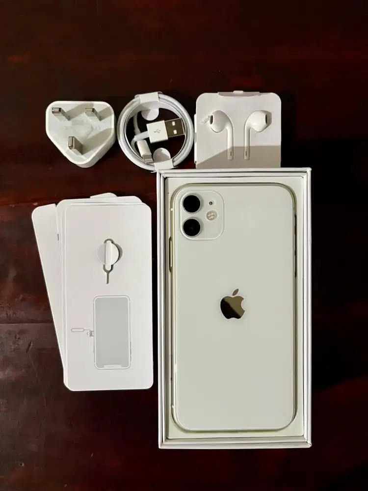 Iphone 11 128gb putih inter bh 100