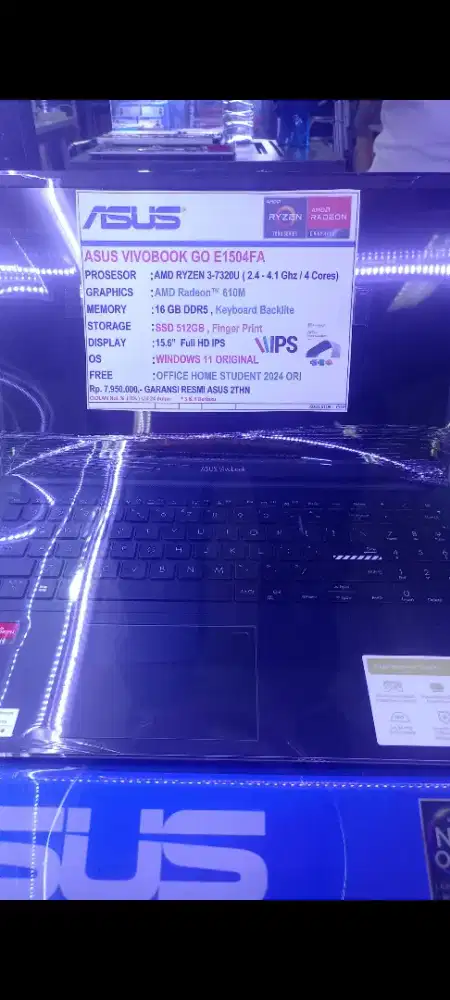 Laptop ASUS VIVOBOOK GO E1504FA