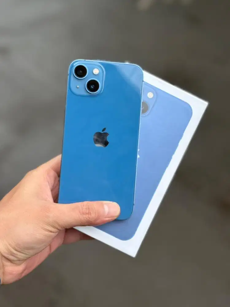 Iphone 13 Blue 128GB iBox Fullset Normal