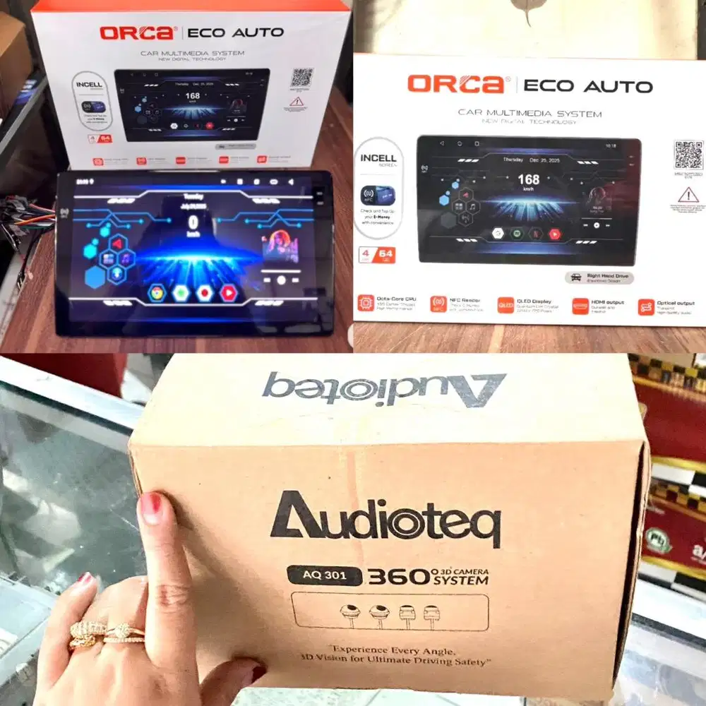 Orca Ram 4/64 NFC+Camera 360 derajat plus Kalibrasi Gratis pemasangan