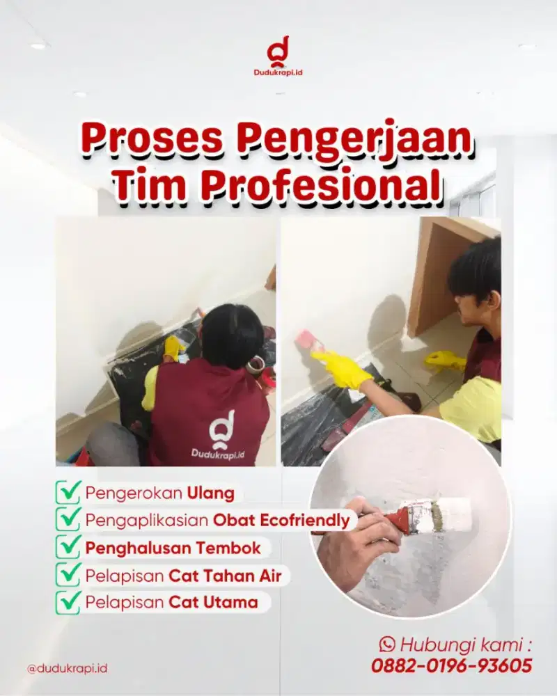 general cleaning/deep cleaning 
layanan repairing& maintenance
