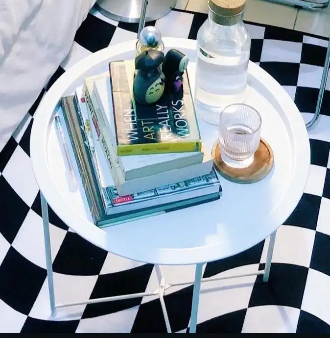 Meja sudut bundar Informa