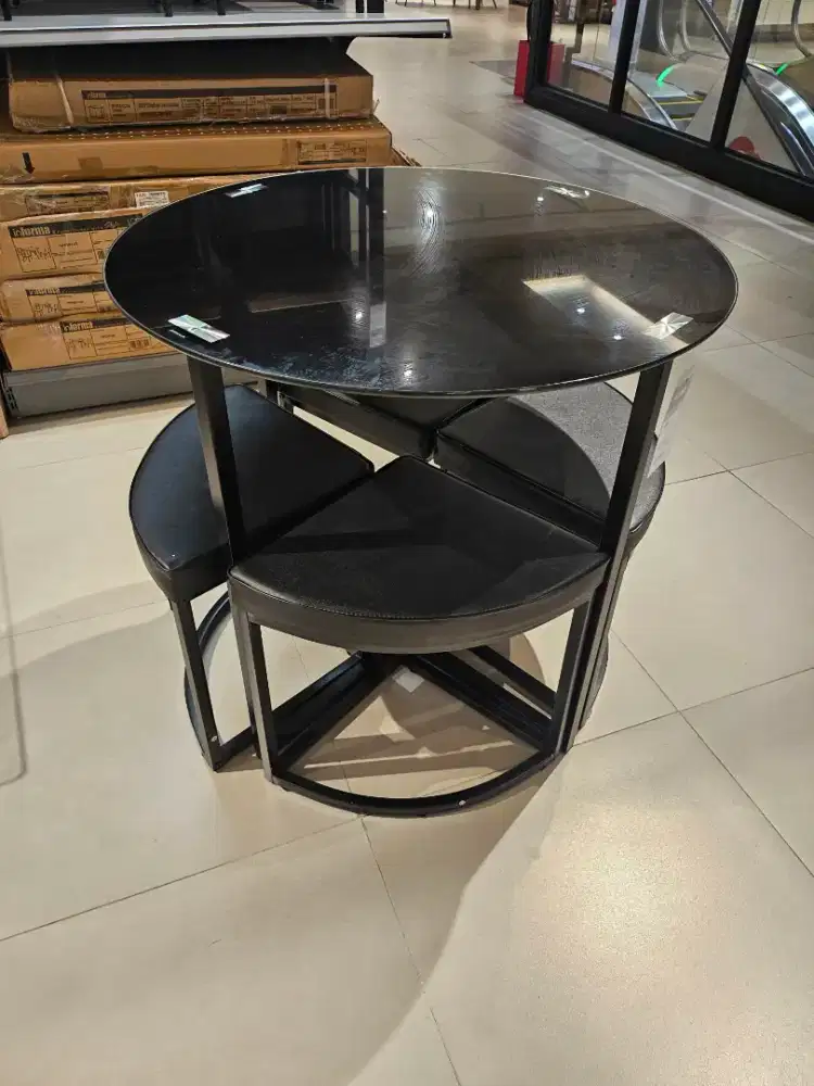 Zeus table set hitam