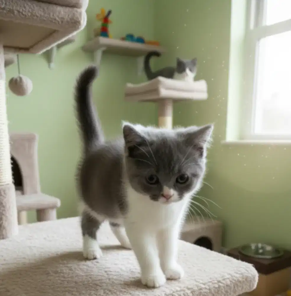 British kitten bicolor betina
