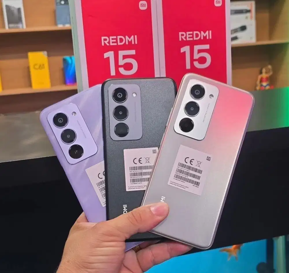 REDMI 15 RAM 16GB INTERNAL MEMORI HINGGA 256 GB BERGARANSI RESMI