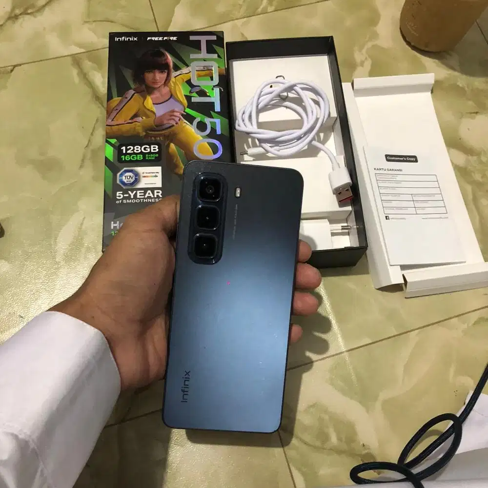infinix hot 50 8+8/128 fullset