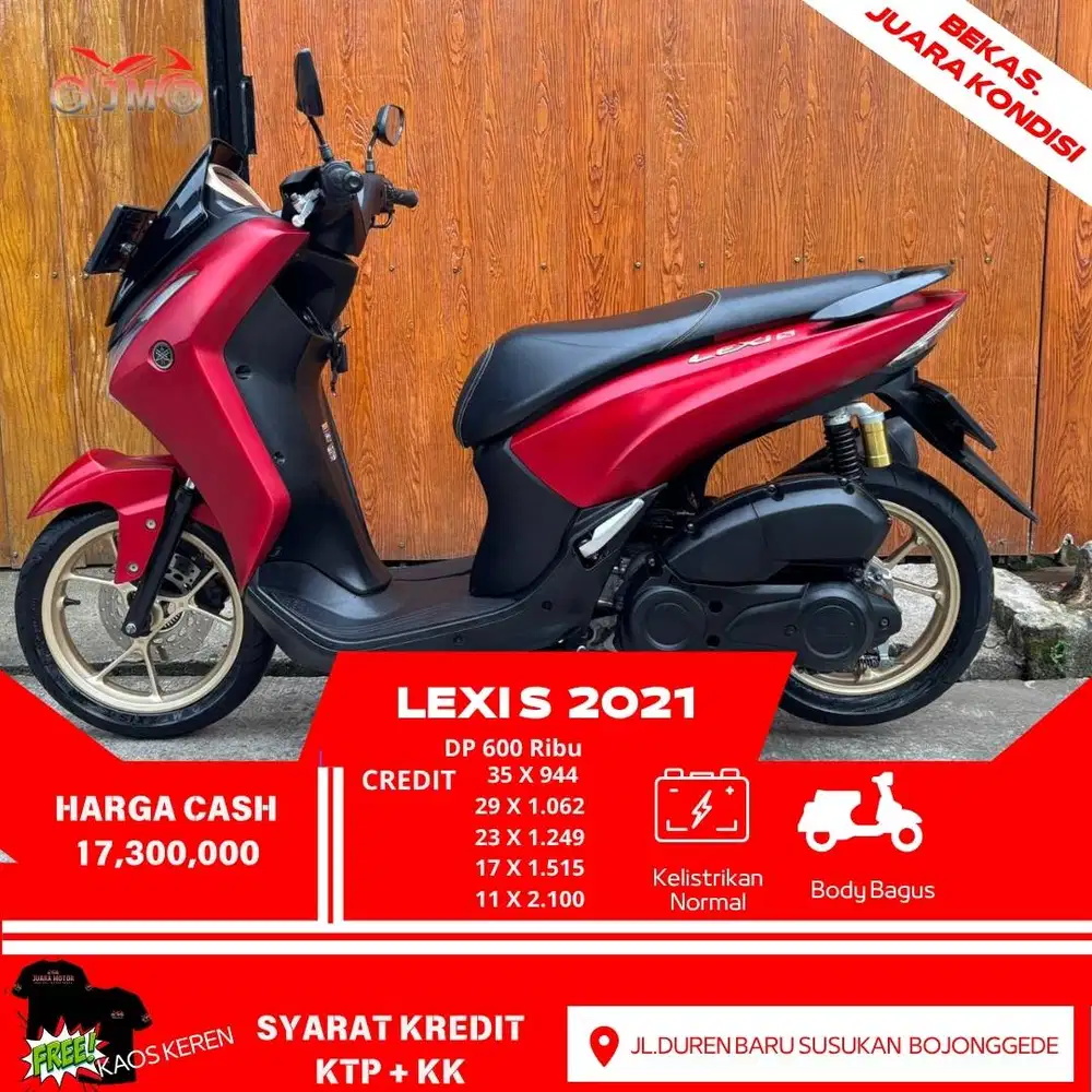 LEXI S 2021 KEYLESS CREDIT CUKUP DP 600 RB ANGSURAN RINGAN