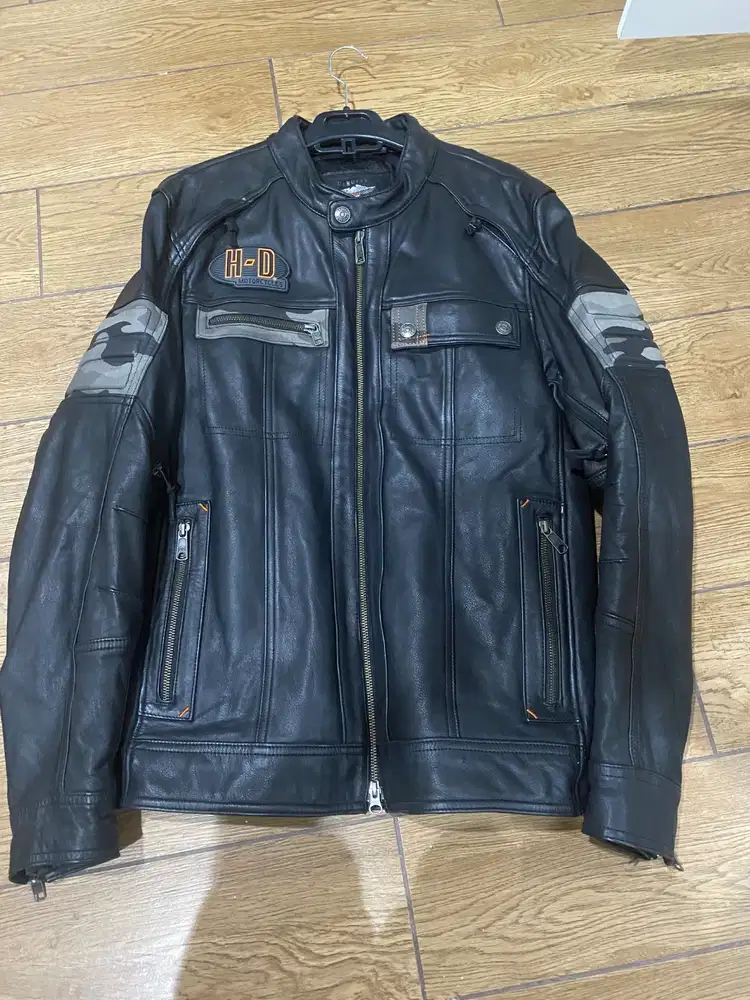 Jaket kulit harley davidson original