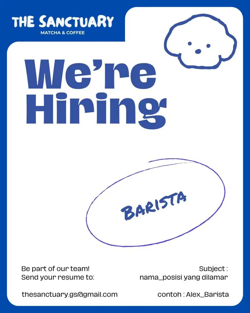 Dicari Barista Berpengalaman