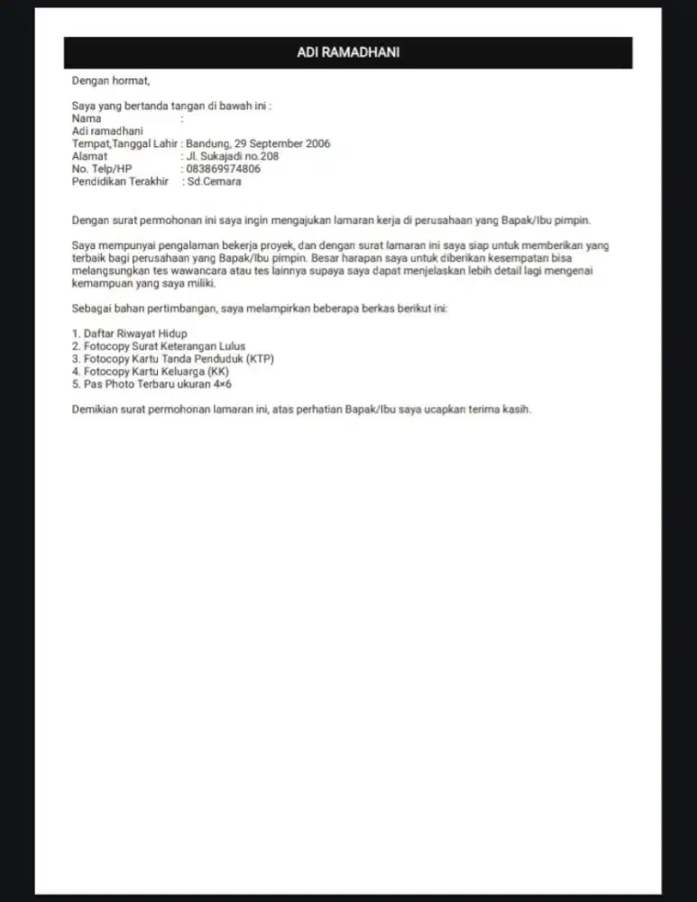 mencari pekerjaan lulusan sd