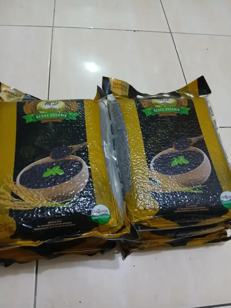 Dijual Beras Hitam Organik MD kupas kulit 2 Kg