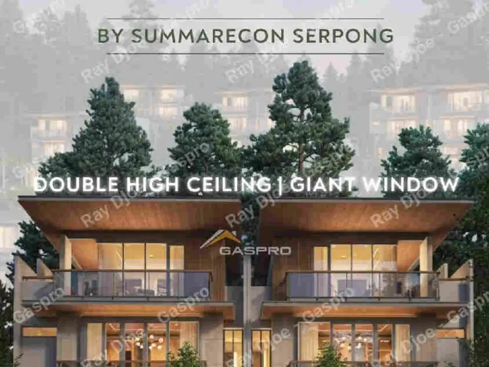 Rumah Finland Sultan Super Mewah Murah Habis 3 Lantai 4 Kamar Tidur Harganya sangat Ekonomis Hanya Rp.3.4 Man Di Tengah Kota Gading Serpong.