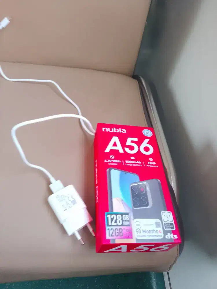 Jual hp nubia a56 masih baru sehari pakai