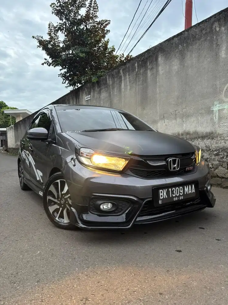 [CASH] Honda Brio Rs Mt Nik 2021 Low Km Nopol bk Murah Tt Brio Rs Mt