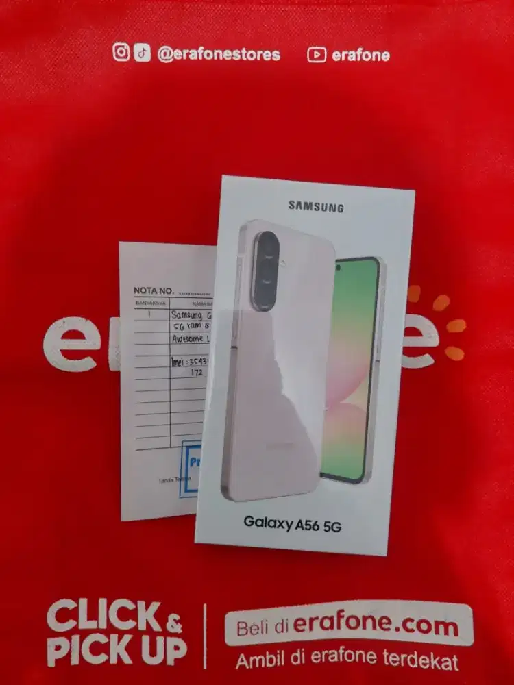 SAMSUNG A56 5G 8/256 NEW SEGEL RESMI