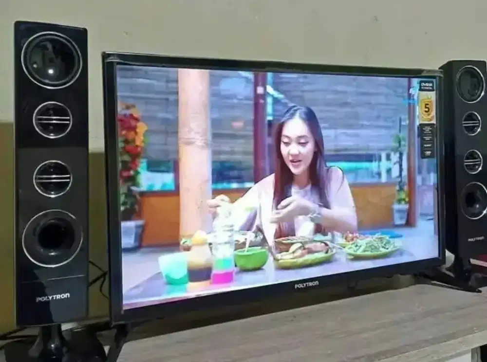 Led Tv Polytron 32 inch soundbar mulus