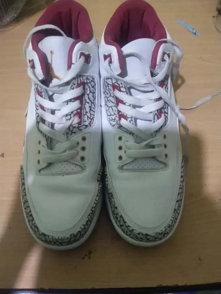Sepatu air Jordan 3 retro Cardinal red original